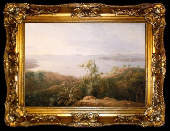 framed  William Westall A Bay on the South Coast of New Holland, ta009-2